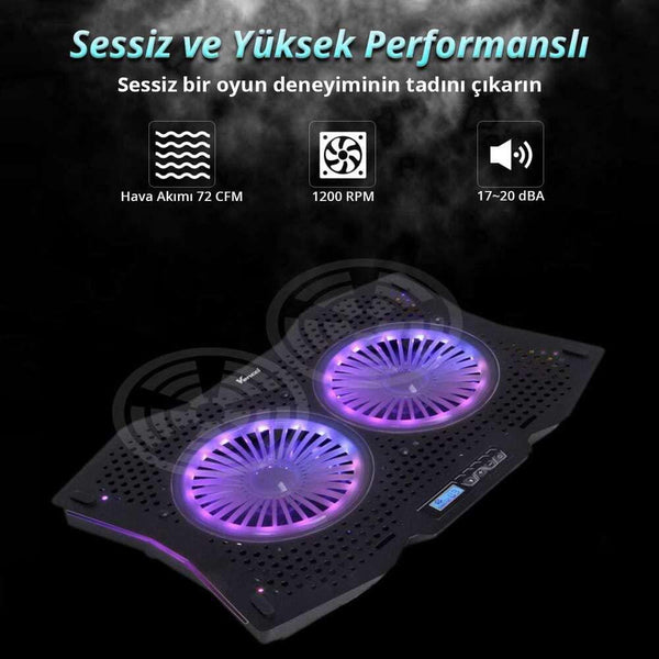 Juo GT RGB Gaming Notebook Soğutucu