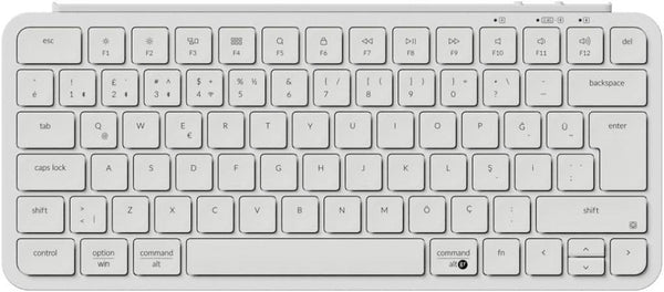 Keychron B1 Pro Ultra-Slim Beyaz %75 TKL Kablolu/Kablosuz Klavye