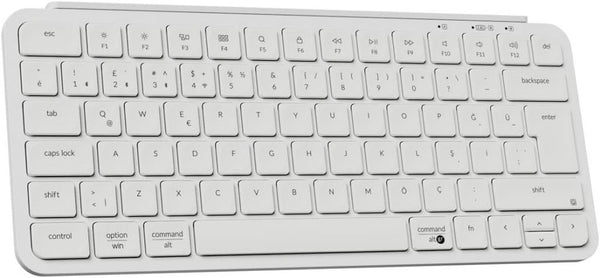 Keychron B1 Pro Ultra-Slim Beyaz %75 TKL Kablolu/Kablosuz Klavye