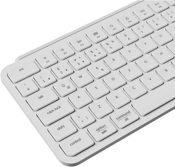 Keychron B1 Pro Ultra-Slim Beyaz %75 TKL Kablolu/Kablosuz Klavye