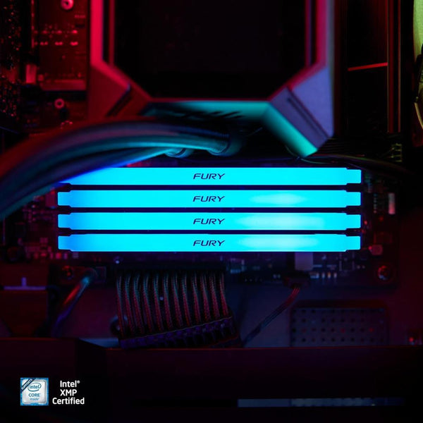Kingston Fury Beast RGB 16 GB 3600 MHz CL18 KF436C18BB2A/16 DDR4 Ram