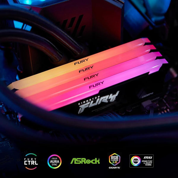 Kingston Fury Beast RGB 16 GB 3600 MHz CL18 KF436C18BB2A/16 DDR4 Ram