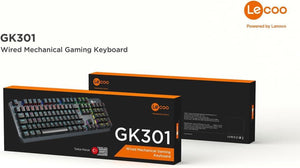 Lenovo Lecoo GK301 RGB Red Switch Kablolu Mekanik Oyuncu Klavyesi Outlet