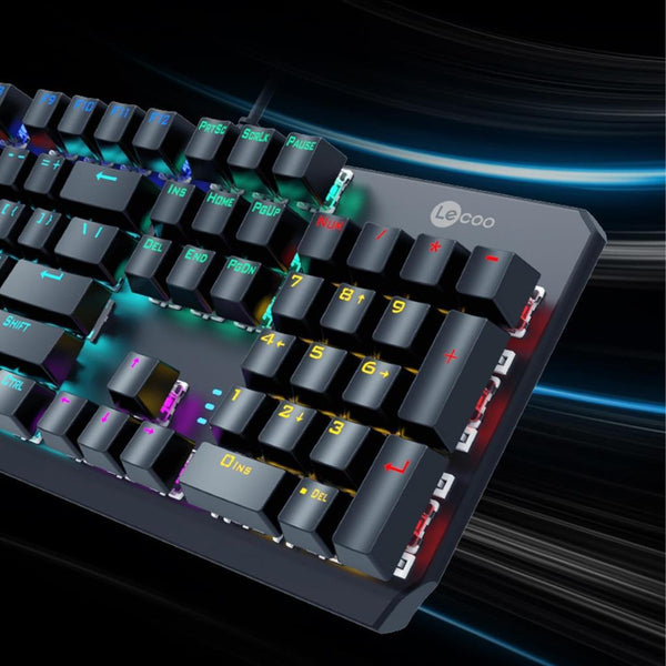 Lenovo Lecoo GK301 RGB Red Switch Kablolu Mekanik Oyuncu Klavyesi Outlet