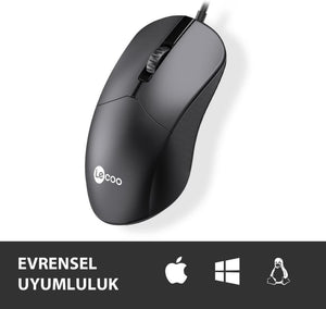 Lenovo Lecoo M1102 Optik Kablolu Mouse