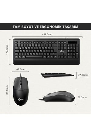 Lenovo Lecoo CM104 Klavye Mouse Set