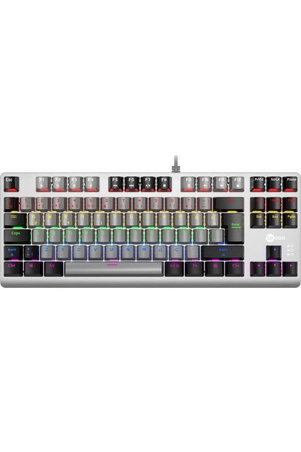 Lenovo Lecoo GK304 RGB TKL Red Switch Kablolu Mekanik Oyuncu Klavyesi - TEŞHİR