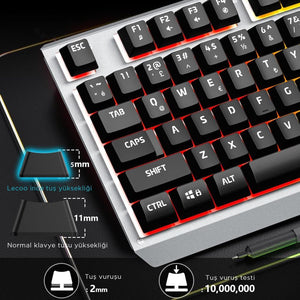 Lenovo Lecoo KB121 RGB Kablolu Oyuncu Klavyesi Outlet