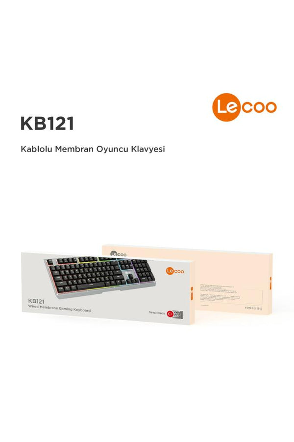 Lenovo Lecoo KB121 RGB Kablolu Oyuncu Klavyesi Teşhir