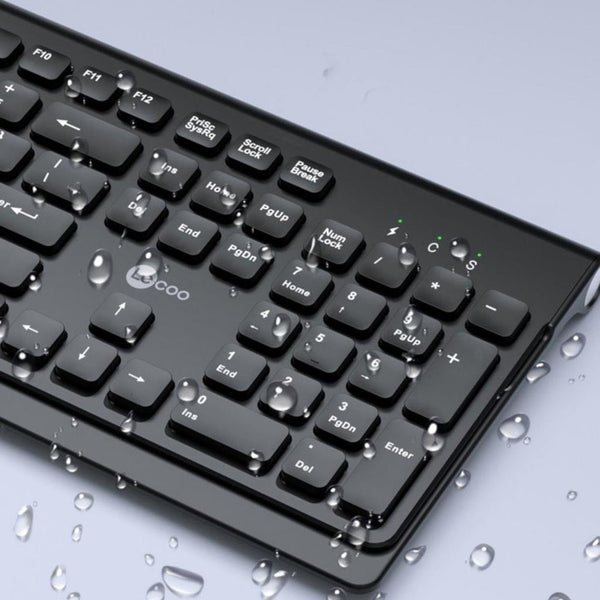 Lenovo Lecoo KW203 Siyah Kablosuz Klavye Mouse Seti