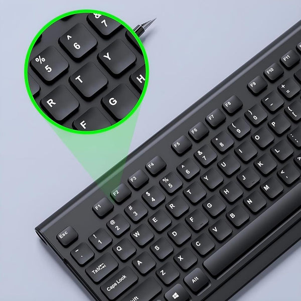 Lenovo Lecoo KW203 Siyah Kablosuz Klavye Mouse Seti