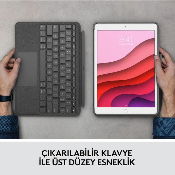 Logitech Combo Touch Klavyeli Kılıf
