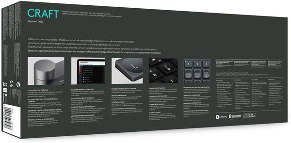 Logitech Craft Kablosuz Qwerty Klavye