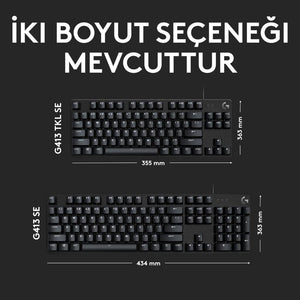 Logitech G413 TKL SE 920-010564 Tactile Switch Kablolu Mekanik Oyuncu Klavyesi