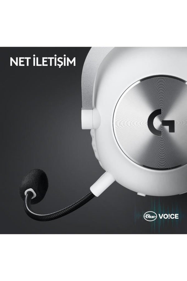 Logitech G Pro X 2 Lightspeed Beyaz 7.1 Kablolu/Kablosuz Kulak Üstü Oyuncu Kulaklığı