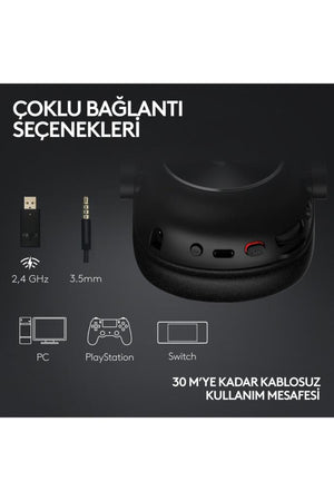 Logitech G Pro X 2 Lightspeed Pembe 7.1 Kablolu/Kablosuz Kulak Üstü Oyuncu Kulaklığı Teşhir