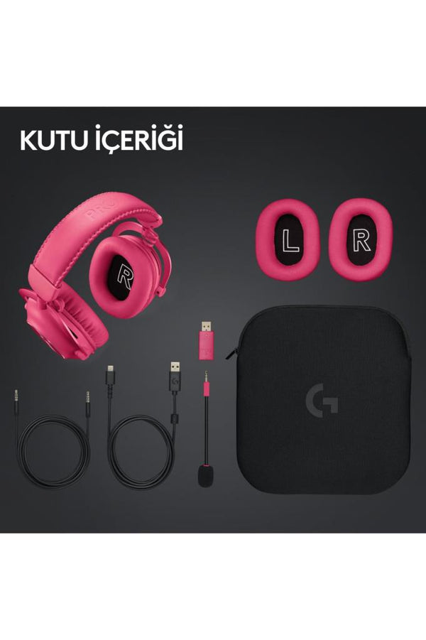 Logitech G Pro X2 BT Pembe Kulaklık