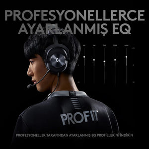 Logitech G Pro X 7.1 981-000818 Kablolu Mikrofonlu Kulak Üstü Oyuncu Kulaklığı Outlet