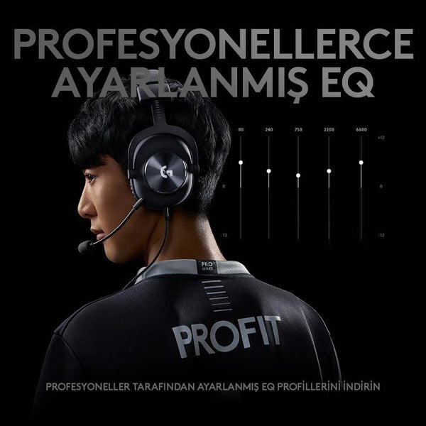 Logitech G Pro X 7.1 981-000818 Kablolu Mikrofonlu Kulak Üstü Oyuncu Kulaklığı Outlet