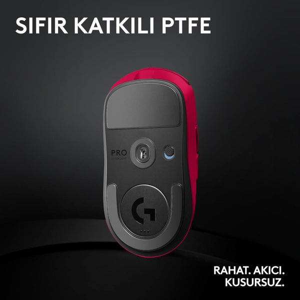 Logitech G PRO X Superlight 2 910-006798 Pembe Lightspeed Hero Şarjlı Optik Kablosuz Oyuncu Mouse