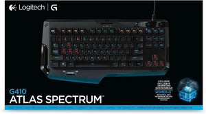 Menashop G 410 Atlas Spectrum Oyun Klavyesi Logitech G410 Oyun Klavyesi - Düzen: Qwerty (Rusça/birleşik Krallık)