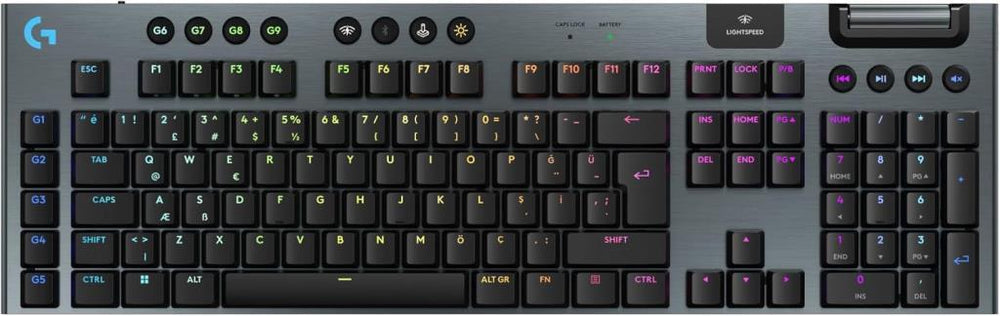 Logitech G915 X Lightspeed 920-012676 RGB Tactile Switch Kablolu/Kablosuz Mekanik Oyuncu Klavyesi Teşhir