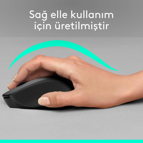 Logitech M330 Silent Plus 910-004909 Siyah Sessiz Optik Kablosuz Mouse