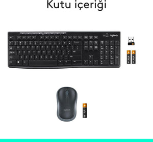 Logitech MK270 Kablosuz Set Outlet