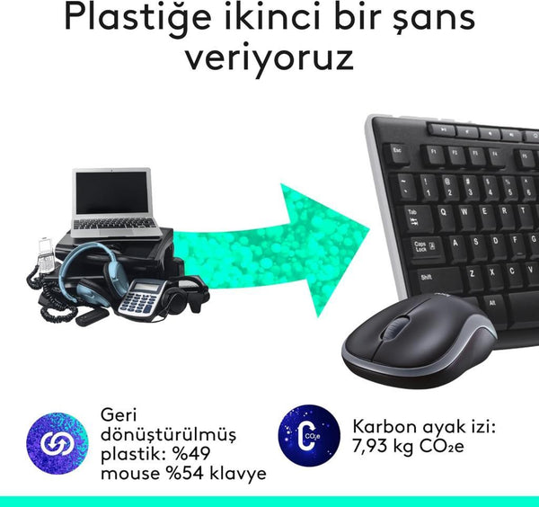 Logitech MK270 Kablosuz Set Outlet