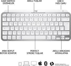Logitech MX Keys Mini MAC İngilizce Kablosuz Klavye