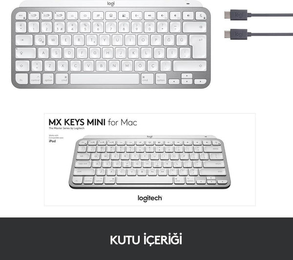 Logitech MX Keys Mini MAC İngilizce Kablosuz Klavye