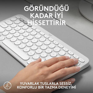 Logitech Pebble Keys 2 K380S 920-011860 Beyaz Kablosuz Klavye Outlet