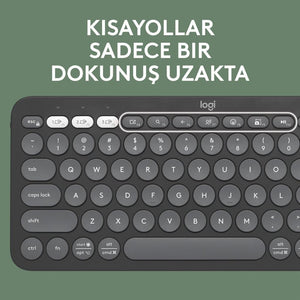 Logitech Pebble Keys 2 K380S 920-011859 Siyah Kablosuz Klavye