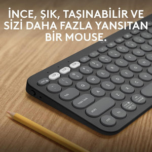 Logitech Pebble Keys 2 K380S 920-011859 Siyah Kablosuz Klavye