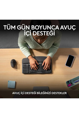Logitech Wave Keys 920-012311 Q Kablosuz Klavye Teşhir