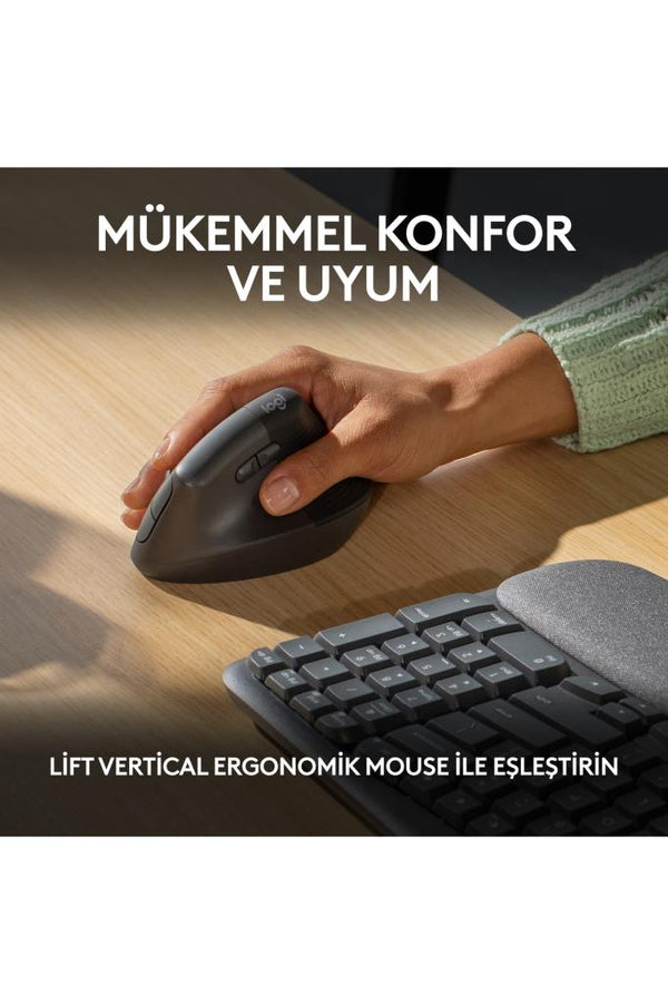 Logitech Wave Keys 920-012311 Q Kablosuz Klavye Teşhir