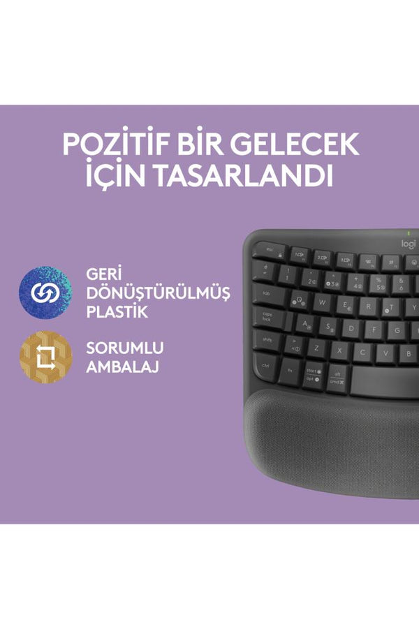 Logitech Wave Keys 920-012311 Q Kablosuz Klavye Teşhir