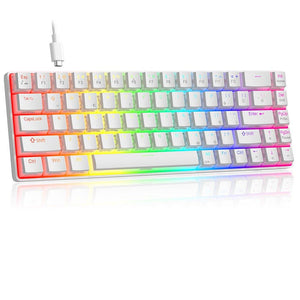 MageGee MK-BOX Pudding RGB %65 TKL Red Switch Kablolu Mekanik Oyuncu Klavyesi