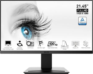 MSI PRO MP223 21.5" 1 ms Full HD 100 Hz Monitör