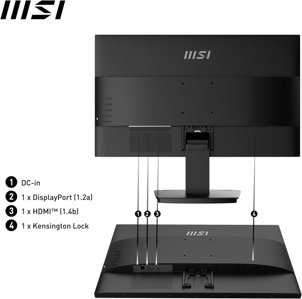 MSI PRO MP2412 23.8" 1 ms Full HD 100 HZ Monitör