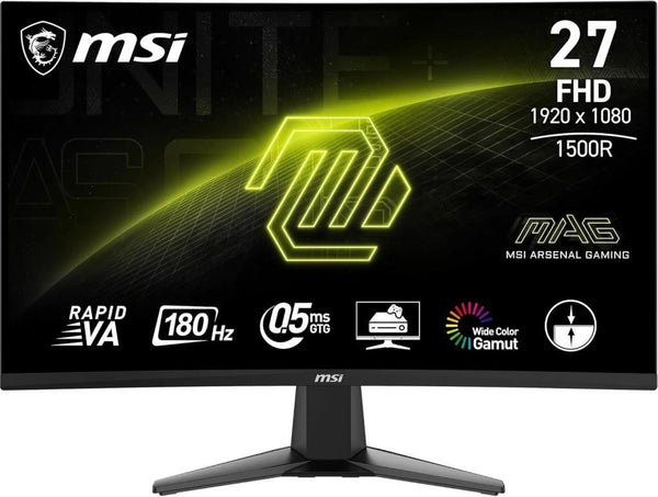 MSI MAG 27CQ6F 27" 0.5 ms 2K Curved 180 Hz Oyuncu Monitörü Teşhir