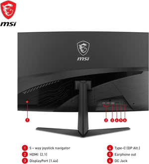 MSI G321CU 31.5" 1 ms 4K Curved 144 Hz Oyuncu Monitörü