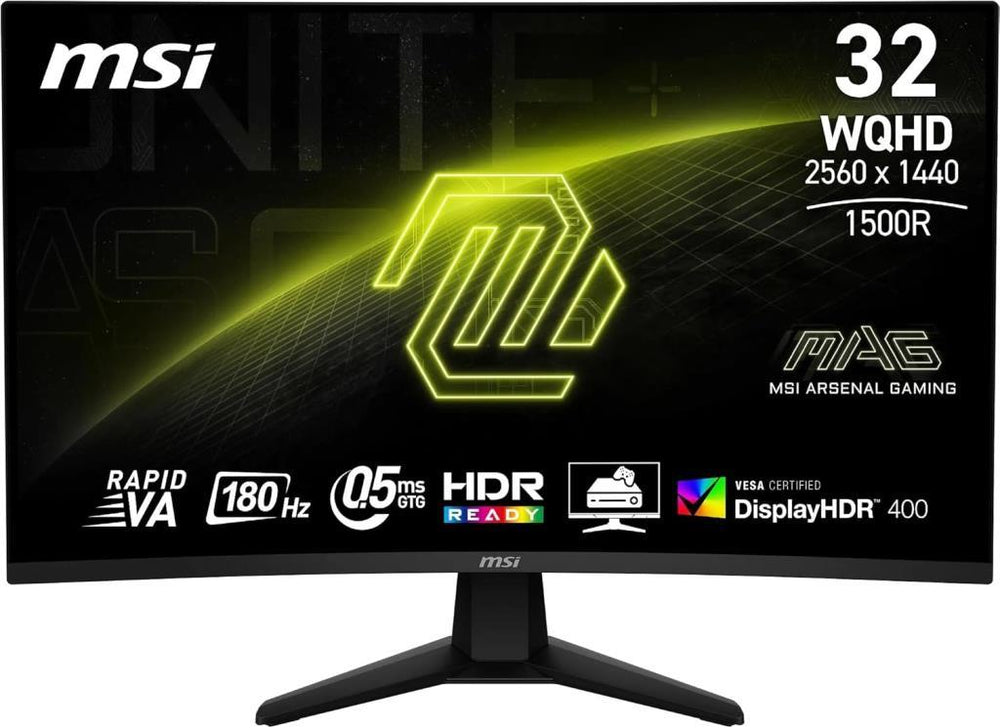 MSI MAG 32CQ6F 31.5" 2K 180Hz Teşhir