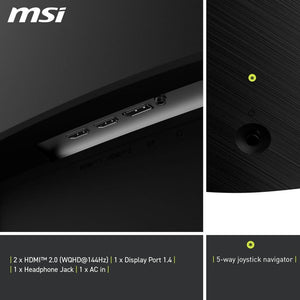MSI MAG 32CQ6F 31.5" 2K 180Hz Teşhir