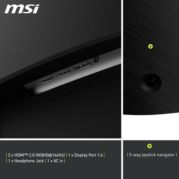 MSI MAG 32CQ6F 31.5" 2K 180Hz Teşhir