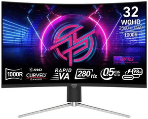 MSI MPG 325CQRXF 31.5" WQHD 280Hz 0.5ms 1000R Curved Rapid VA Gaming Monitör