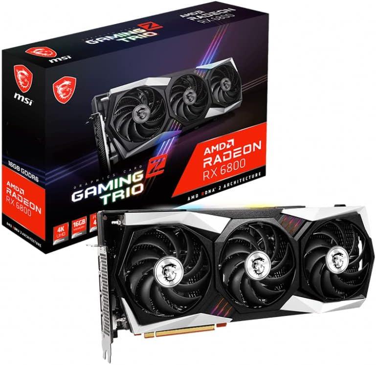 MSI RX 6800 Gaming Z Trio 16G 256 Bit GDDR6 16 GB Ekran Kartı