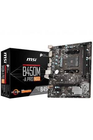 MSI B450M-A Pro Max AMD AM4 DDR4 Micro ATX Anakart Outlet