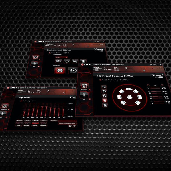 MSI DS502 7.1 USB Oyuncu Kulaklık Teşhir