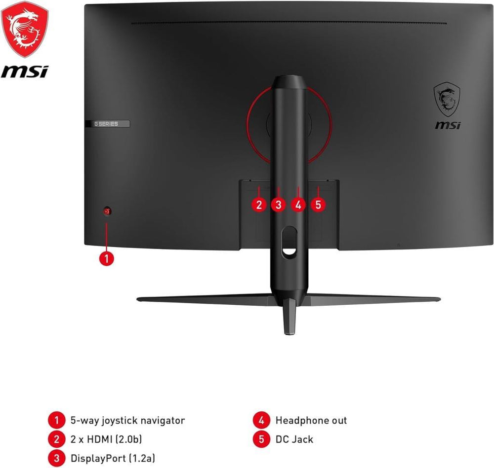 MSI G32CQ5P 31.5" 2K 170Hz Monitör Outlet